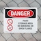 Signmission Paint Storage Area No Smoking Or Open Flames Danger Sign, Plastic, 10in W x 7in L, 2PK OS-2PACK-DS-P-710-L-1516 - alternate 6